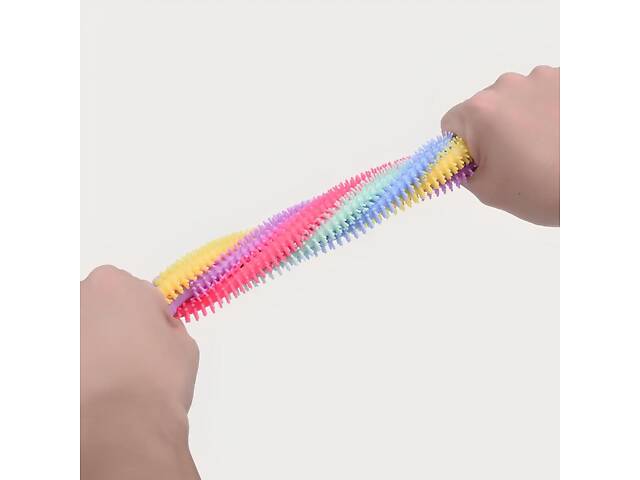 Набір антистрес іграшок Собачки RESTEQ 21 см, 6 шт, м'які тягучки з термопластичної гуми - Фото 2