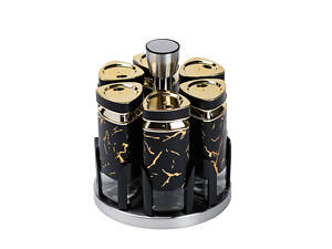 Набор баночек для специй 6 шт по 120 мл карусель