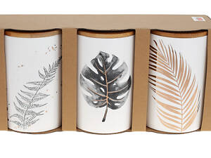 Набір банок для зберігання Bona Di Гаваї 304-948 650 мл 3 предмети