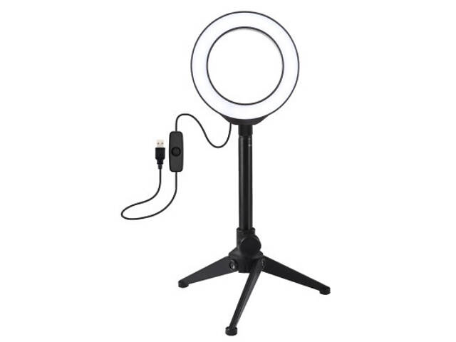 Набір блогера Puluz Ring USB LED lamp PKT3084B 4.7' + table stand (PKT3084B) - Фото 1