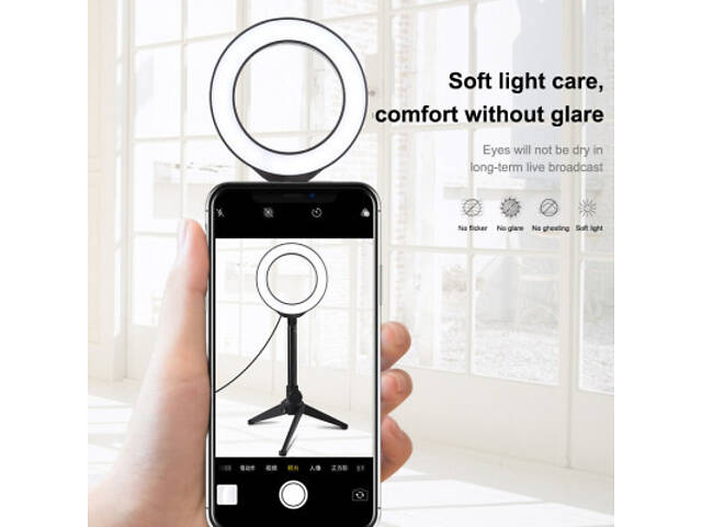 Набір блогера Puluz Ring USB LED lamp PKT3084B 4.7' + table stand (PKT3084B) - Фото 2