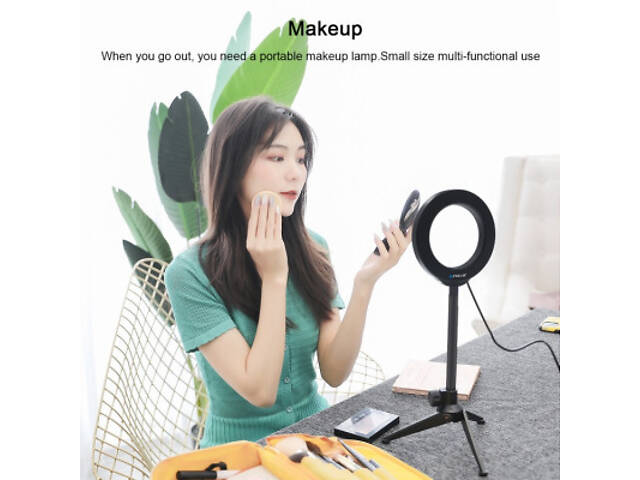 Набір блогера Puluz Ring USB LED lamp PKT3084B 4.7' + table stand (PKT3084B) - Фото 4