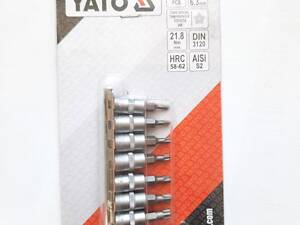 Набір біт 7пр. TORX SPECIAL T/VW YATO YT-0461 TS10-TS40 1/4'