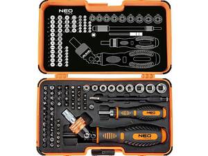 Набір біт NEO з тримачем, 69 од. (06-116)