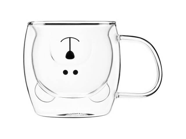 Набір чашок Ardesto Animals 250 мл 2 шт (AR2625GHA) - Фото 1