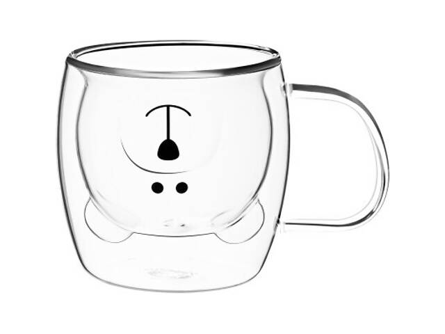 Набір чашок Ardesto Animals 250 мл 2 шт (AR2625GHA) - Фото 2