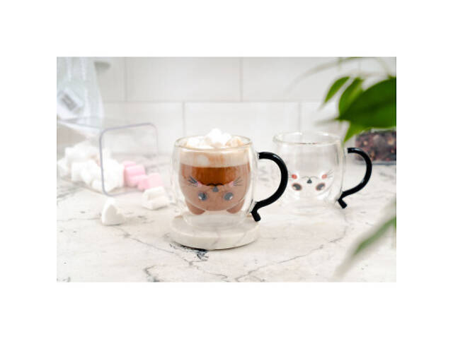 Набор чашек Ardesto Animals BAR 250 мл 2 шт прозорий (AR2625BAR) - Фото 5