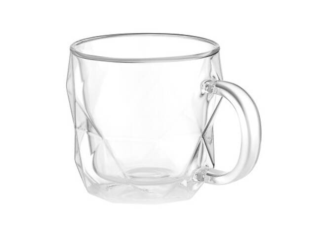 Набор чашек Ardesto BCH 450 мл 2 шт прозорий (AR2645BCH) - Фото 2
