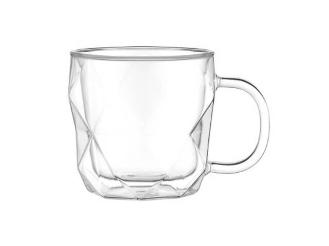 Набор чашек Ardesto BCH 450 мл 2 шт прозорий (AR2645BCH) - Фото 3