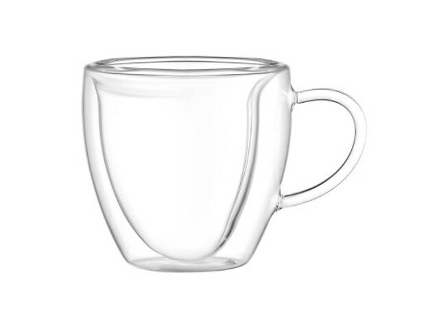 Набор чашек Ardesto BHL 330 мл 2 шт прозорий (AR2633BHL) - Фото 3
