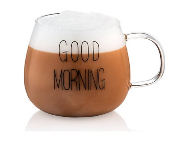 Набор чашек Ardesto Good Morning BMR 430 мл 2 шт прозорий (AR2643BMR) - Фото 2