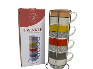 Набор чашек на подставке Limited Edition B248-T2294 4 шт 345 мл Twinkle