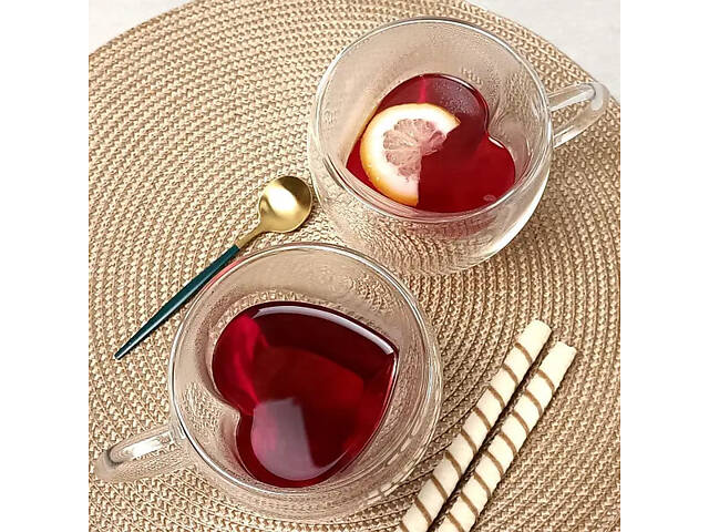 Набор чашек с двойными стенками Ardesto AR-2625-GHL 250 мл 2 шт - Фото 1