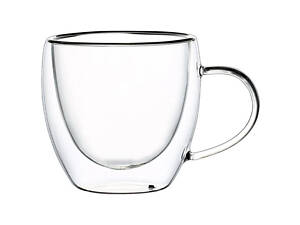 Набір чашок з подвійними стінками Con Brio CB-8625-2, 2 шт, 250 мл, подвійна склянка для кави