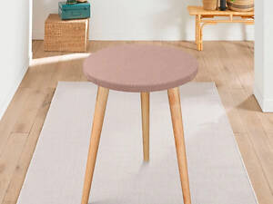 Набор чехлов на табурет круглый Love You Corn Fleece 86181 2 шт капучино