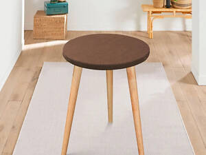 Набор чехлов на табурет круглый Love You Corn Fleece 86182 2 шт коричневый