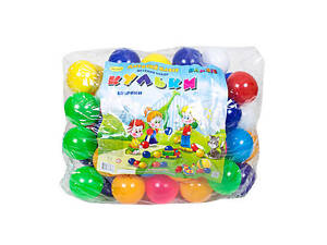 Набор детский 'Шарики маленькие' в сумке 100 шт, 7 см, 026/1 (3) 'BAMSIC'