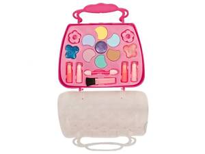 Набір дитячої декоративної косметики 89012 (набір 6 тіней, 3 блиски для губ, 4 помади, аплікатор, пензлик)