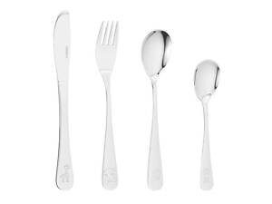 Набір дитячих столових приборів з нержавіючої сталі 4 предмета Ardesto Animals AR0704AS