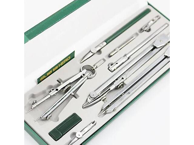 Набор для черчения 9 предметов - Фото 3