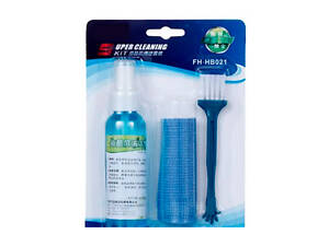 Набір для чищення екрана та клавіатури 3 в 1: спрей + щітка + серветка з мікрофібри Handboss, Q150