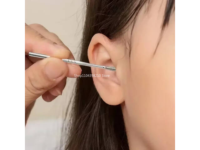 Набір для чищення вух і видалення вушної сірки із 6 інструментів. - Фото 8