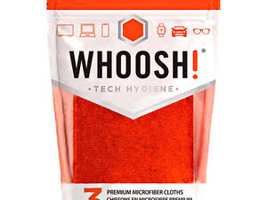 Набор для чистки Whoosh! 3 PACK CLOTHS Тряпки из микрофибры 3шт (35,6 х 35,6 см)
