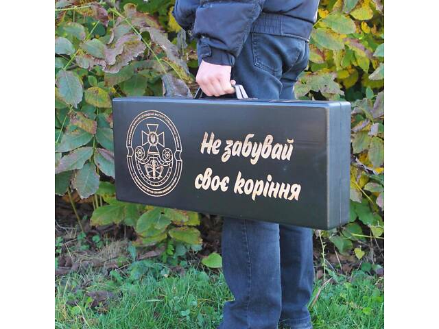 Набір для гриля та барбекю 'Базовий' у дерев'яному кейсі з гравіюванням. - Фото 4