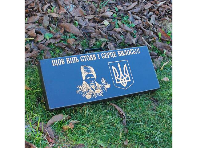 Набір для гриля та барбекю 'Базовий' у дерев'яному кейсі з гравіюванням. - Фото 9