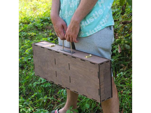 Набір для гриля та барбекю 'Лесник' у кейсі з фанери - Фото 2