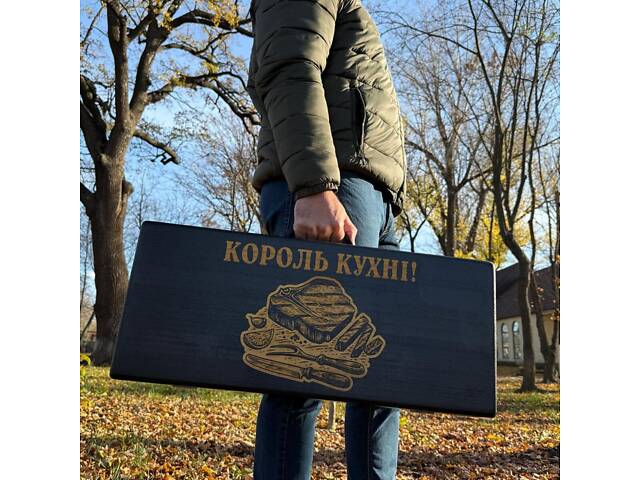 Набір для гриля та барбекю 'Традиційний' у дерев'яному кейсі. - Фото 8