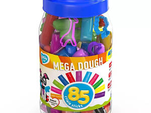 Набір для ліплення з тістом Mega dough 41227, 85 стиків