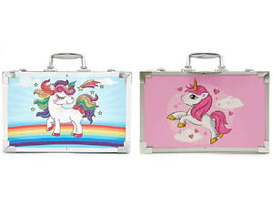 Набір для малювання 145 предметів в алюмінієвій валізці