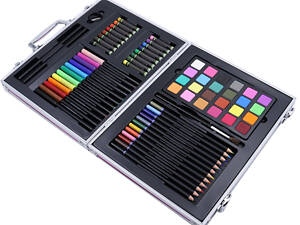 Набір для малювання WORISON в алюмінієвому кейсі 70 предметів