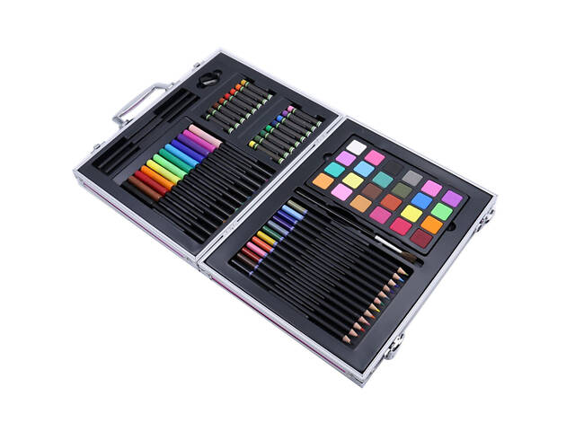 Набір для малювання WORISON в алюмінієвому кейсі 70 предметів - Фото 1