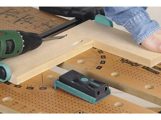 Набор для скрытых соединений Wolfcraft Undercover Jig (4642000) набор для сборки мебели - Фото 8