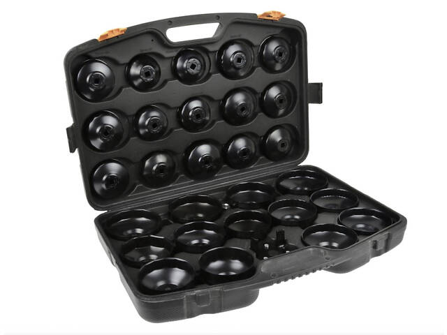 Комплект для зняття масляних фільтрів 30 предметів (краб у комплекті) Geko (G10401) - Фото 2