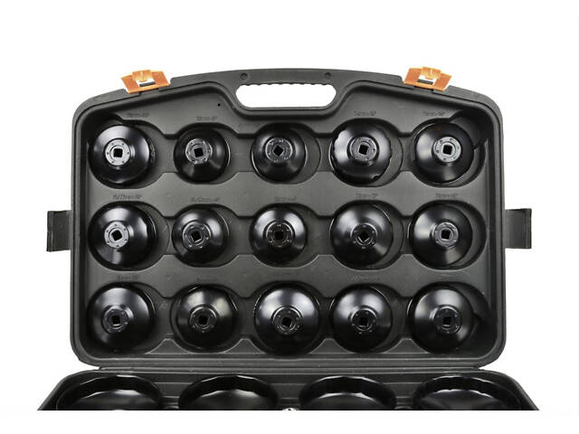 Комплект для зняття масляних фільтрів 30 предметів (краб у комплекті) Geko (G10401) - Фото 4