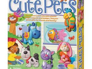 Набір для створення магнітів із гіпсу 4M Домашні вихованці (00-03539)