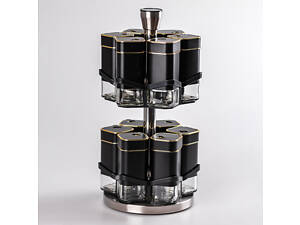 Набор для специй на подставке 12 предметов по 120 мл