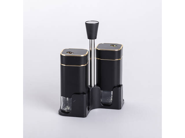 Набір для спецій на підставці 2 баночки для солі та перцю по 120 мл - Фото 2