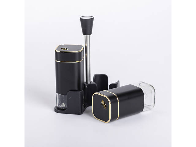 Набір для спецій на підставці 2 баночки для солі та перцю по 120 мл - Фото 4