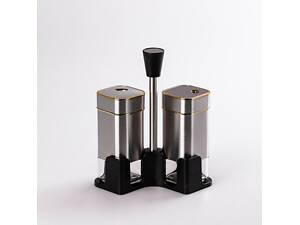 Набор для специй на подставке 2 предмета по 120 мл