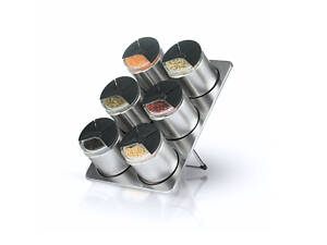 Набор для специй Sinoglass 7931200211 7 предметов серебристый