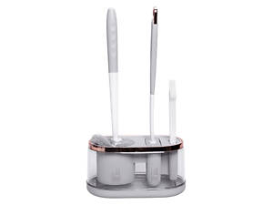 Набор для туалета настенный 3 в 1: 2 ершика + щетка, ерш для унитаза силиконовый с щеткой ёршик для унитаза