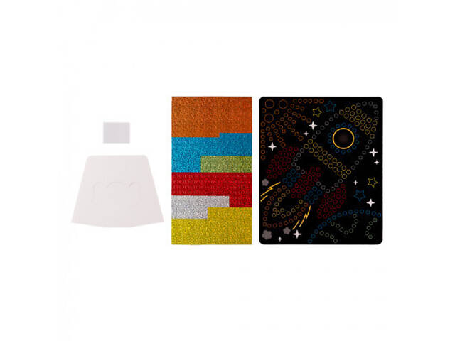 Набір для творчості 1 вересня Ракета Аплікація з 3D голографічними стікерами (954570) - Фото 2