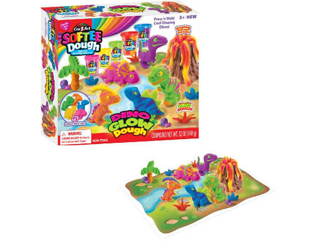 Набор для творчества Cra-Z-Art Динозаври, тісто для ліплення, з формами, набір 14 од (66603CRA) - Фото 1