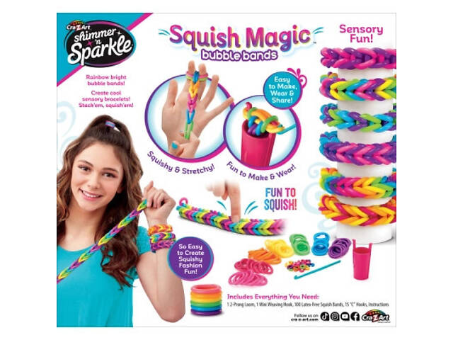Набір для творчості Cra-Z-Art Squish Magic Bubble Bands виготовлення браслетів (17343CRA) - Фото 3