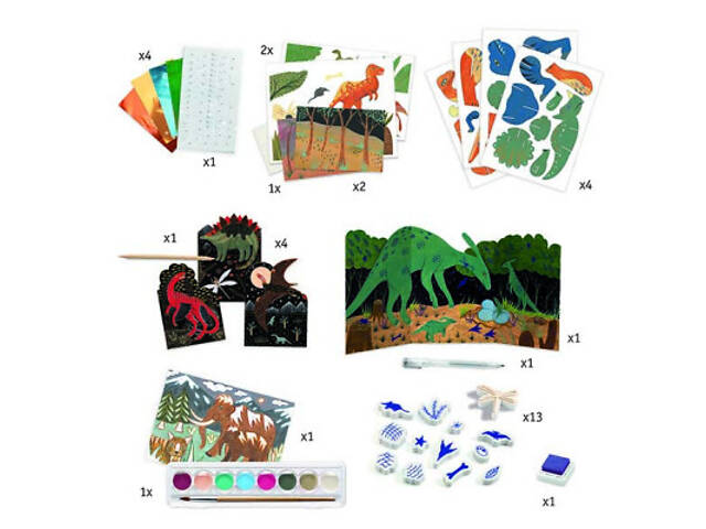 Набор для творчества Djeco Світ динозаврів (DJ09331) - Фото 3