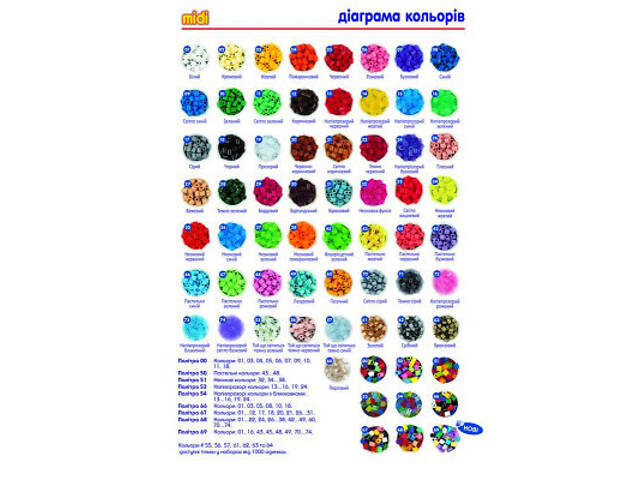Набір для творчості Hama кольорових намистин 1000 шт термомозаїка (207-51) - Фото 2